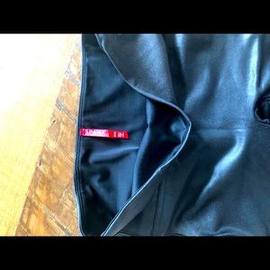 Spank Faux Leather black leggings